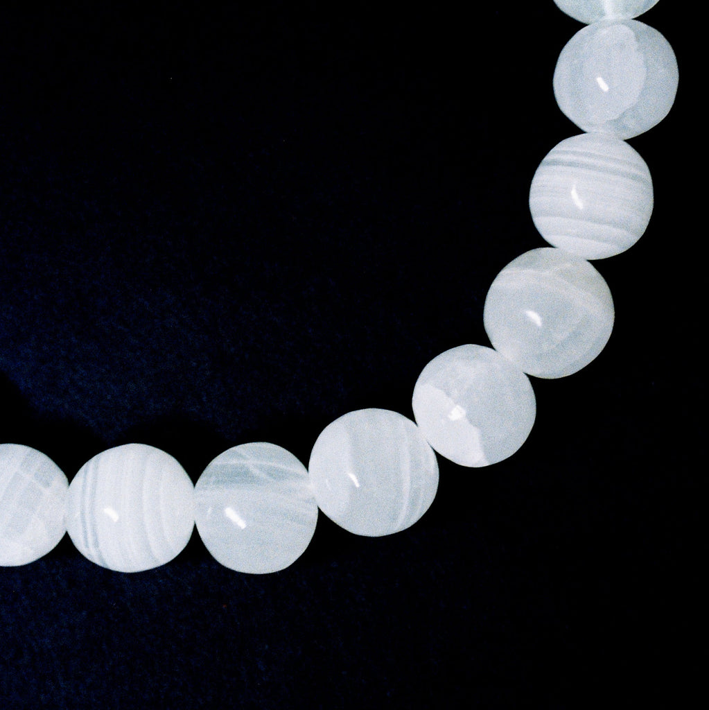 Peto Necklace White Onyx