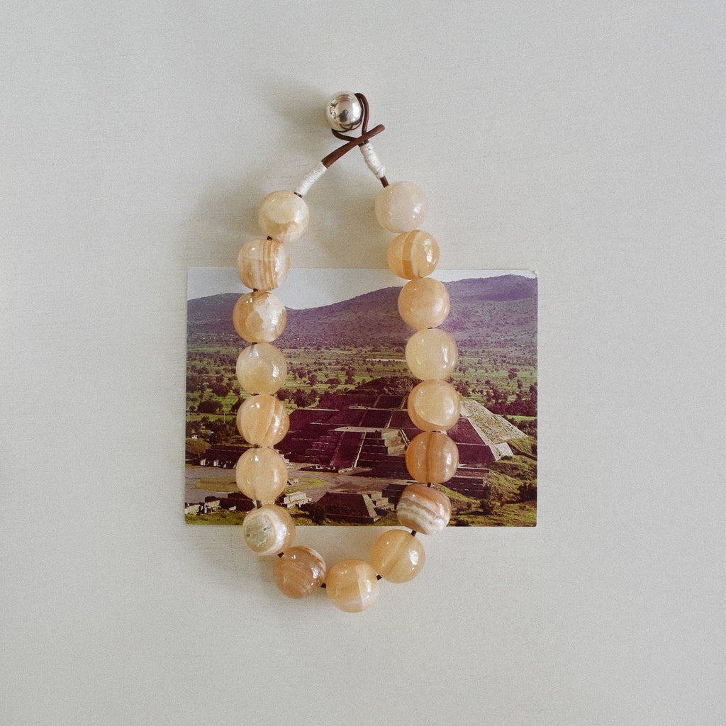 Brown Onyx Peto Necklace